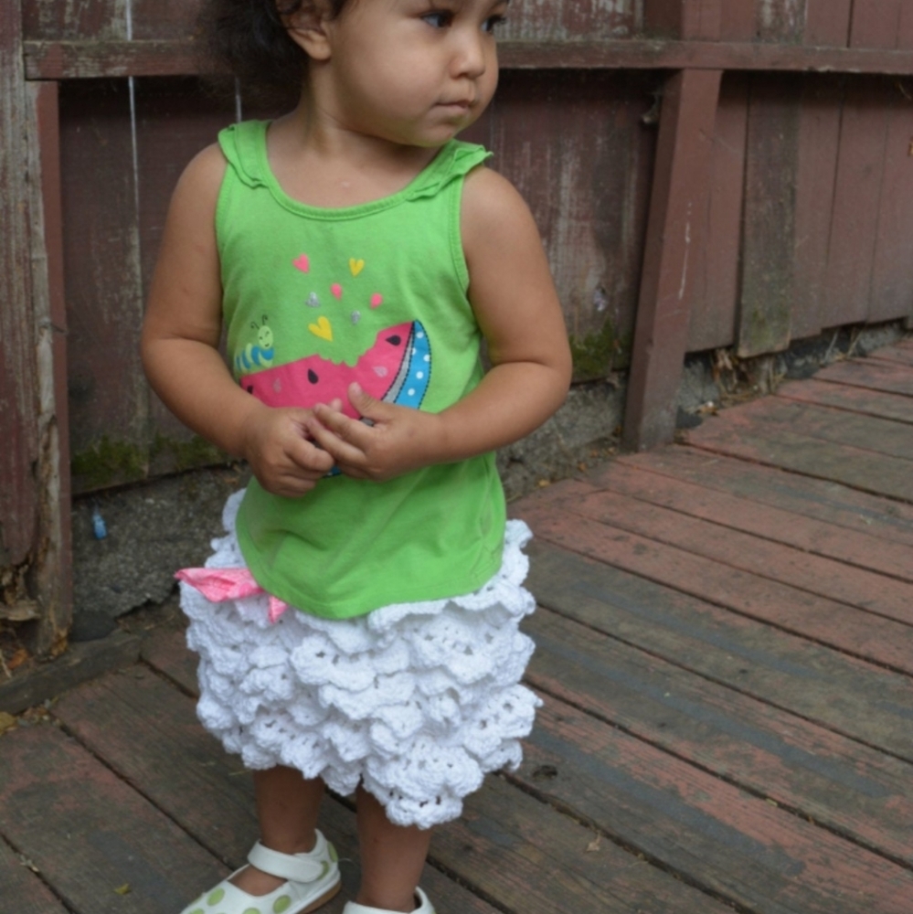 Crochet Ruffle Skirt - Picture 4 of 5
